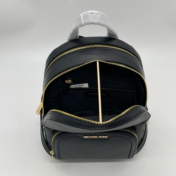 Michael Kors Medium Jaycee Backpack & MF Phone Case Wallet Black - Picture 9 of 11